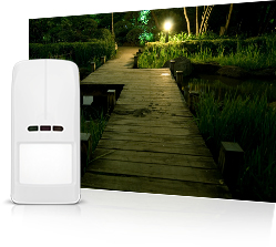 Bezprzewodowa dualna zewnętrzna czujka ruchu AOD-200